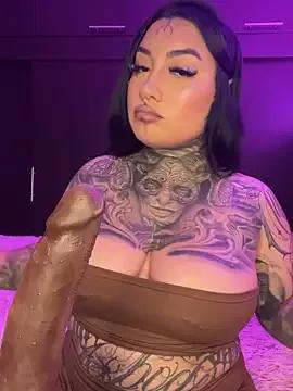 CloeeBeckam — blow job bbc  + salive + show boobs
